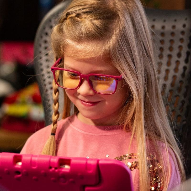Numskull eSports Brille Kids Pink Blue Light Blocking