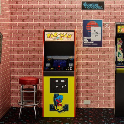 Quarter Arcades Zubehör Ziegelhintergrund