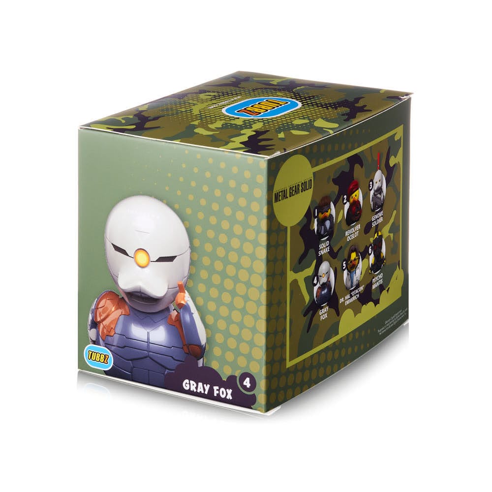 Metal Gear Solid Tubbz PVC Figur Gray Boxed Edition 10 cm