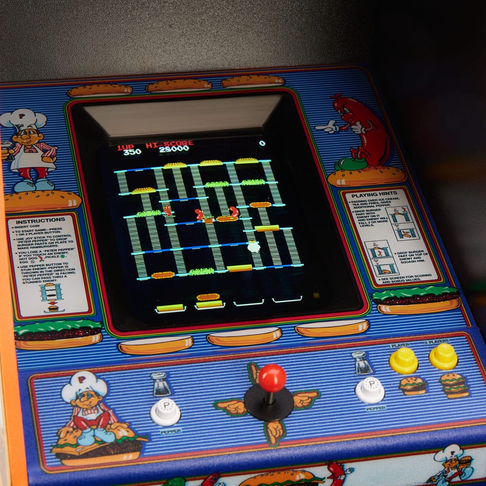 Burger Time Quarter Arcade Machine 44 cm