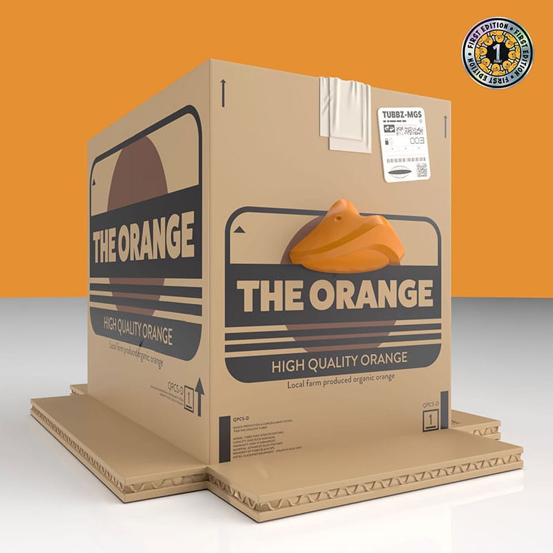 Metal Gear Solid Tubbz PVC Figur The Orange Box Boxed Edition 10 cm