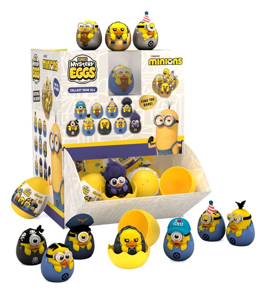 Minions Tubbz Minifiguren Mystery Egg Blind Box Display (36)