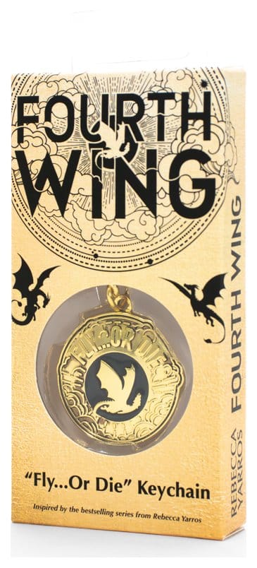 Fourth Wing Schlüsselanhänger Fly or Die 14 cm