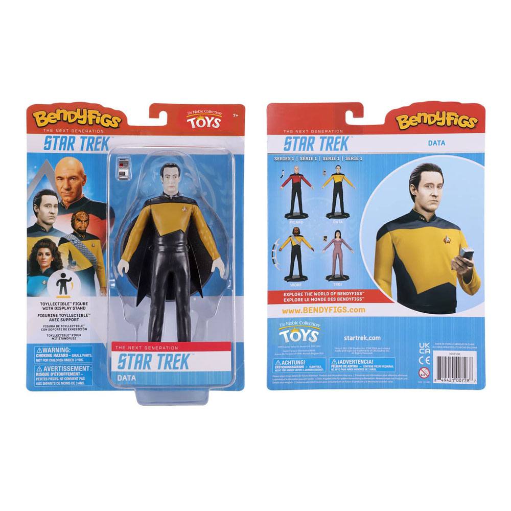 Star Trek: The Next Generation Bendyfigs Biegefigur Lt. Cmdr. Data 19 cm