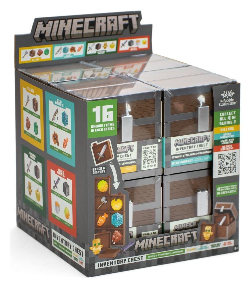Minecraft Minifiguren Loot Chest Series 2 Blind Box Display (16)