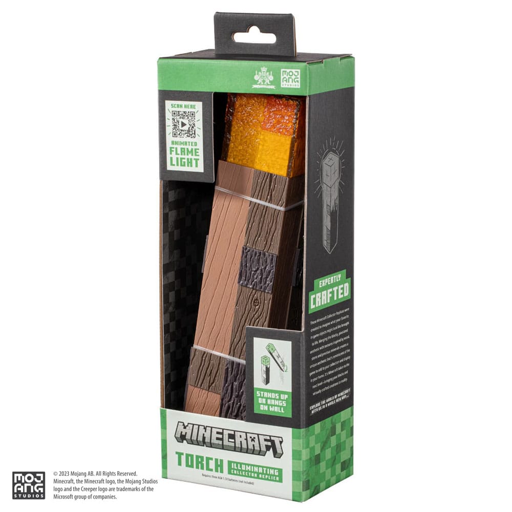 Minecraft Replik Illuminating Torch 25 cm