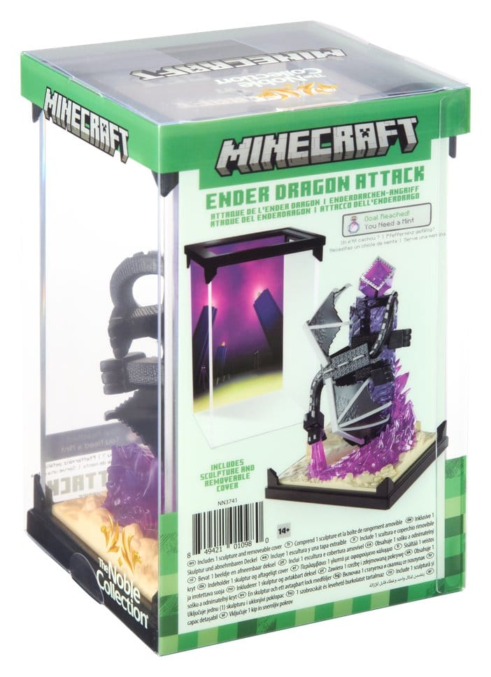 Minecraft Figur Diorama Ender Dragon Attack 18 cm