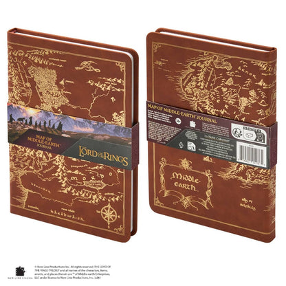 Der Herr der Ringe Tagebuch Map of Middle-Earth 240 Seiten