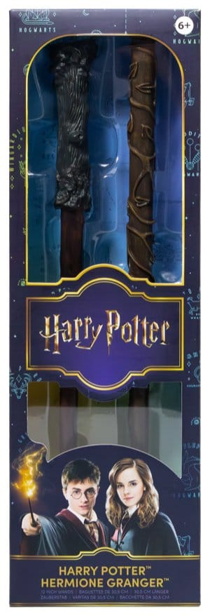 Harry Potter Roleplay-Replik Zauberstäbe 2er-Pack Harry Potter & Hermione Granger 31 cm