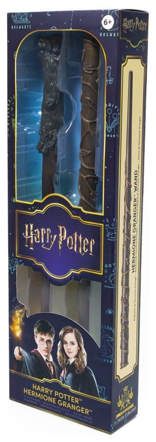 Harry Potter Roleplay-Replik Zauberstäbe 2er-Pack Harry Potter & Hermione Granger 31 cm