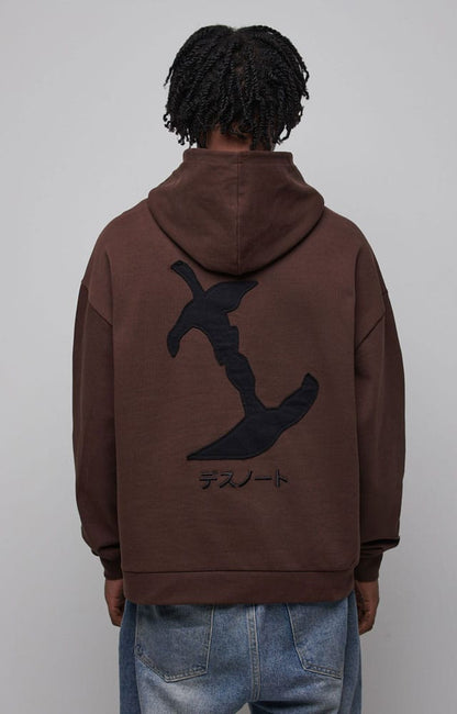 Death Note Kapuzenpullover Graphic Brown  Größe XL