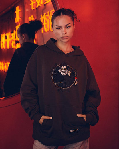Death Note Kapuzenpullover Graphic Brown  Größe XL