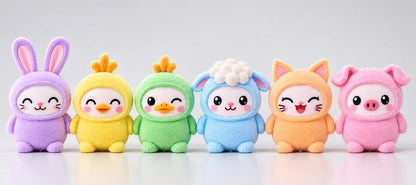 LamaTama Elektronische Sammelfiguren 6 cm Special Flocked Easter Edition 2027 heo Exclusive Blind Box Display (24)