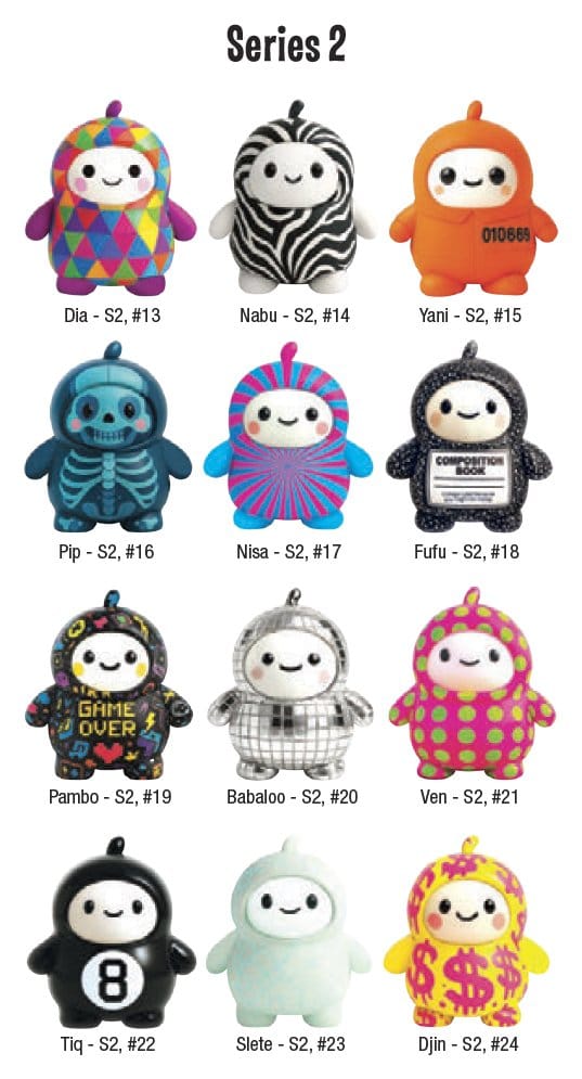 LamaTama Elektronische Sammelfiguren 6 cm Serie 2 heo Exclusive Blind Box Display (26)