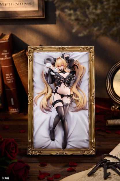 Original Character PVC Figur 1/7 Stella Black Cat Ver. Deluxe Edition 27 cm