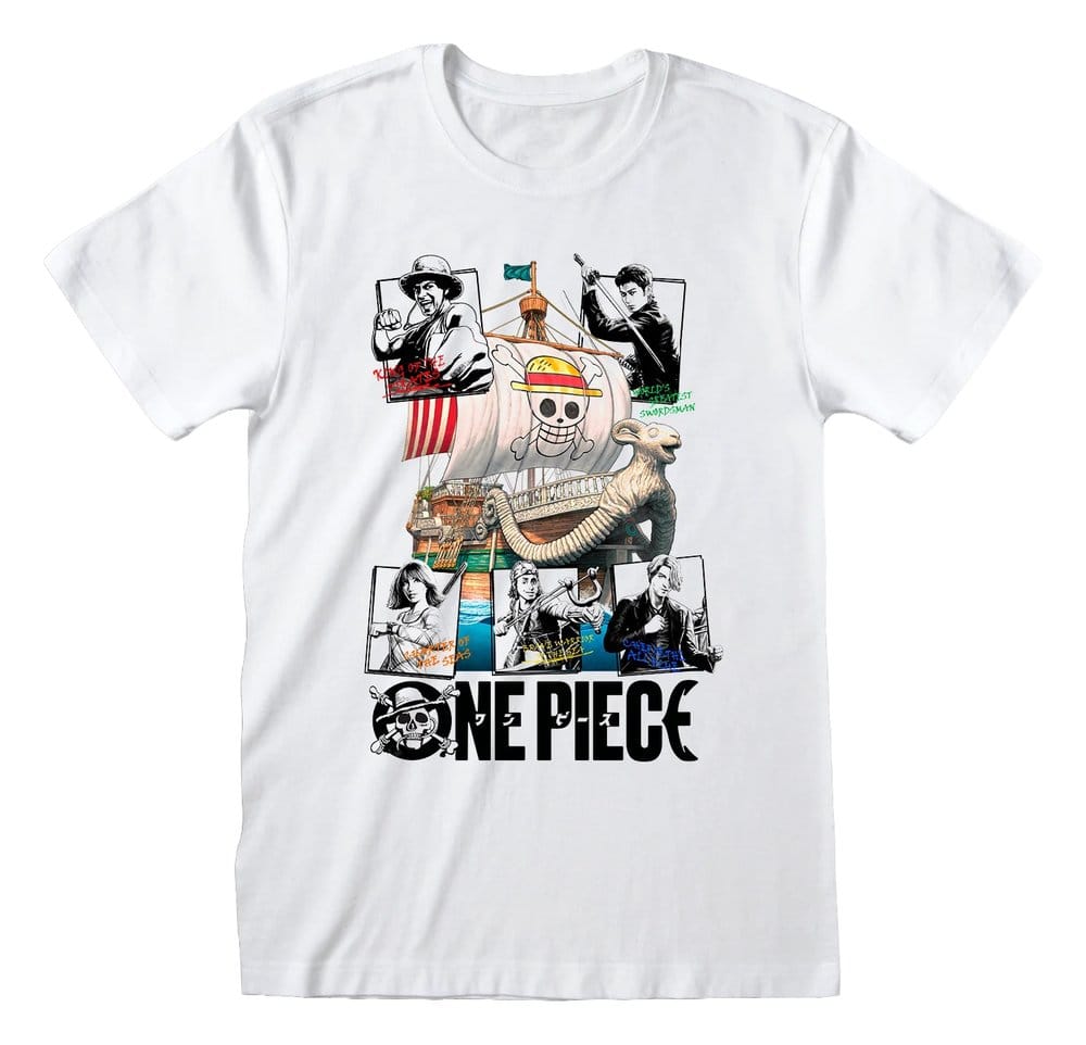 One Piece T-Shirt Merry Go Call Outs Größe XL