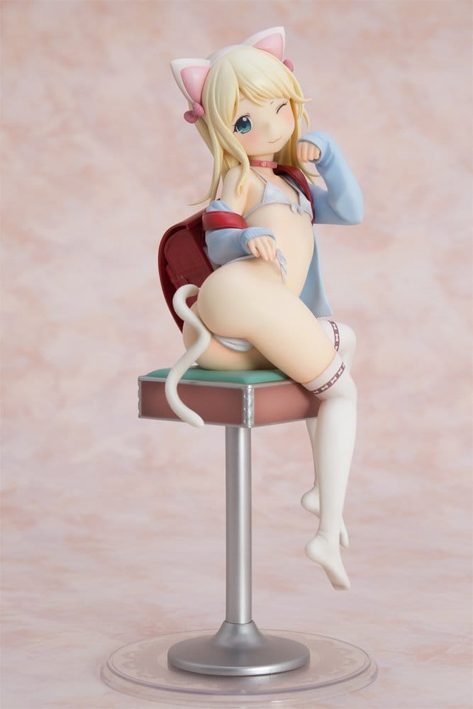 Hatsukoi Ribbon PVC Figur 1/6 Yuu White cat Ver. 25 cm