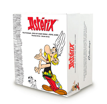 Asterix Collectoys Statue Asterix mit Bücherstapel 2nd Edition 23 cm