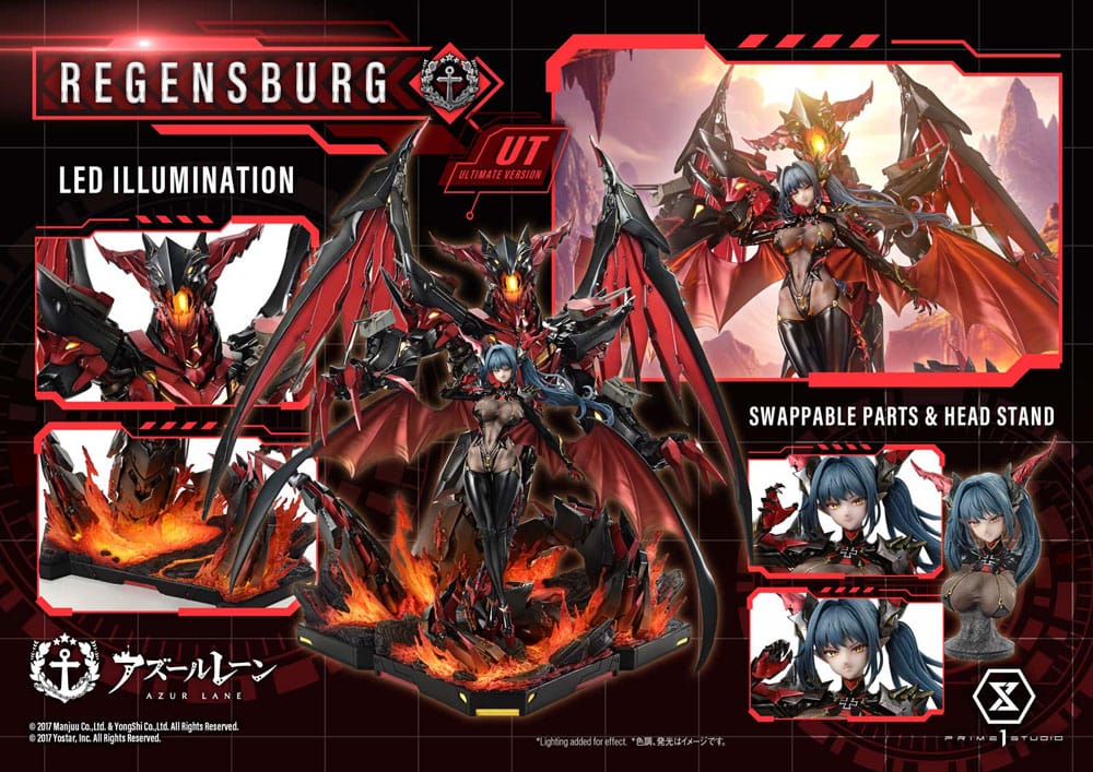 Azur Lane Concept Masterline Series Statue 1/6 Regensburg Ultimate Bonus Ver. 66 cm