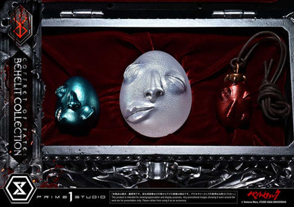Berserk Life Scale Statuen Coffret of Fate: Behelit Collection 30 cm
