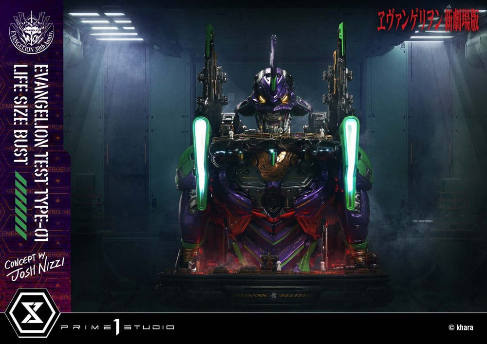 Neon Genesis Evangelion Büste 1/1 Test Type-01 (Concept by Josh Nizzi) Bonus Ver. 86 cm