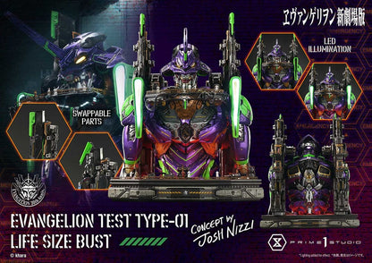 Neon Genesis Evangelion Büste 1/1 Test Type-01 (Concept by Josh Nizzi) Bonus Ver. 86 cm