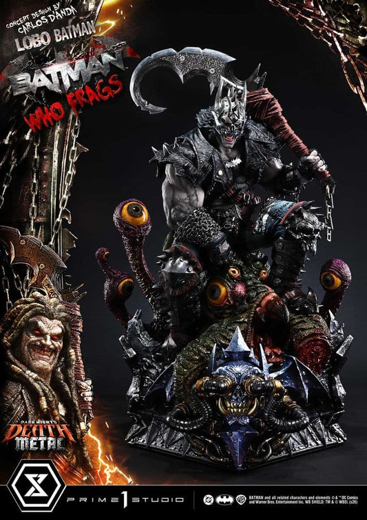 Dark Nights: Death Metal Museum Masterline Statue 1/3 Lobo Batman: Batman Who Frags 81 cm