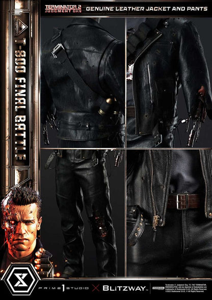 Terminator 2 Museum Masterline Series Statue 1/3 T-800 Final Battle Regular Version 75 cm