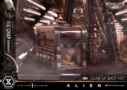 Alien (Film) Museum Masterline XL Statue 1/3 Big Chap Xenomorph Close Up Shot Ver. DX Bonus Version 100 cm