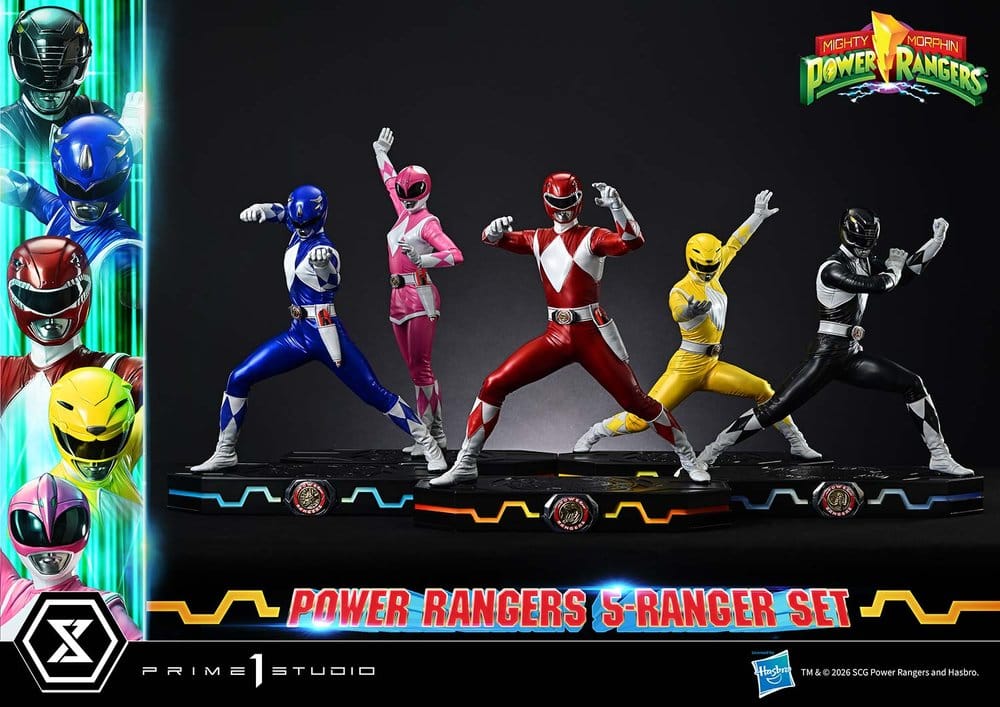 Mighty Morphin Power Rangers Premium Masterline Statuen 5er-Set 1/4 57 cm