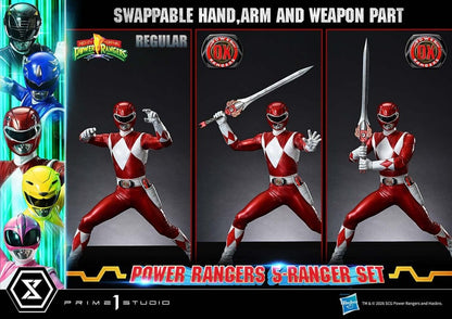 Mighty Morphin Power Rangers Premium Masterline Statuen 5er-Set 1/4 Deluxe Version 62 cm