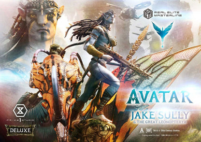 Avatar (Film) Real Elite Masterline Series Statue 1/4 Jake Sully & The Great Leonopteryx Deluxe Bonus Ver. 87 cm