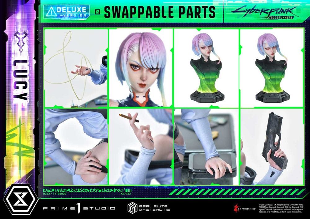 Cyberpunk: Edgerunners Real Elite Masterline Series Statue 1/4 Lucy Deluxe Version 50 cm