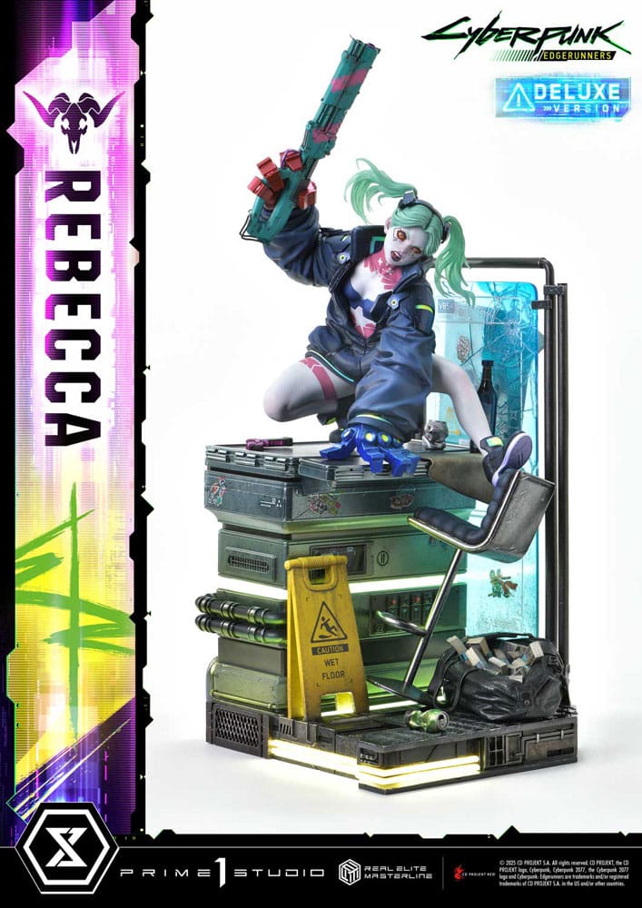 Cyberpunk: Edgerunners Real Elite Masterline Series Statue 1/4 Rebecca Deluxe Version 54 cm