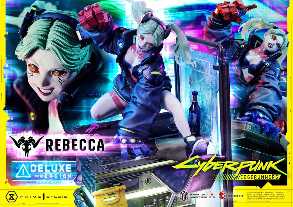 Cyberpunk: Edgerunners Real Elite Masterline Series Statue 1/4 Rebecca Deluxe Bonus Version 54 cm