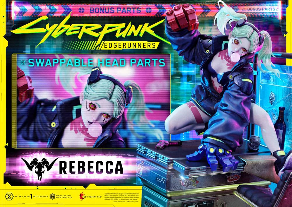 Cyberpunk: Edgerunners Real Elite Masterline Series Statue 1/4 Rebecca Deluxe Bonus Version 54 cm