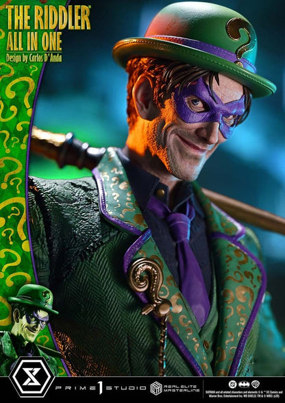 DC Comics Real Elite Masterline Series Statue 1/3 The Riddler All In One (Design by Carlos D'Anda) 74 cm
