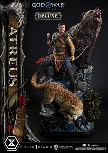 God of War: Ragnarok Real Elite Masterline Statue 1/3 Atreus DX Bonus Version 96 cm