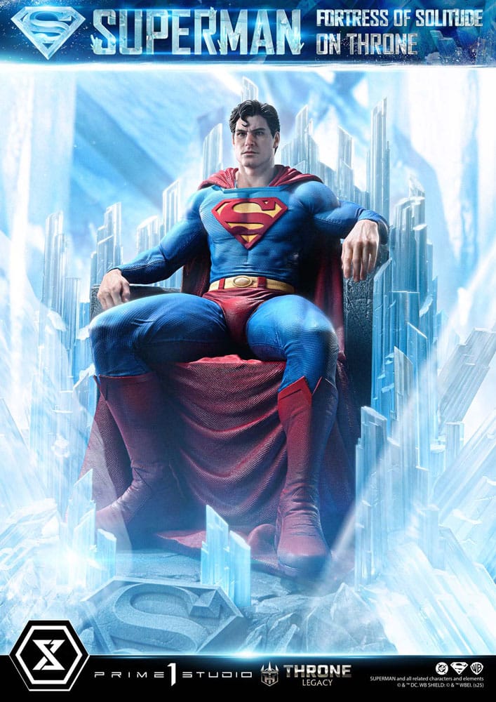 DC Comics Throne Legacy Collection Statue 1/4 Superman Fortress of Solitude on Throne (Design by Gabriele Dell'Otto) 52 cm