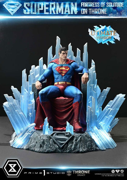 DC Comics Throne Legacy Collection Statue 1/4 Superman Fortress of Solitude on Throne (Design by Gabriele Dell'Otto) Ultimate Bonus Version 52 cm