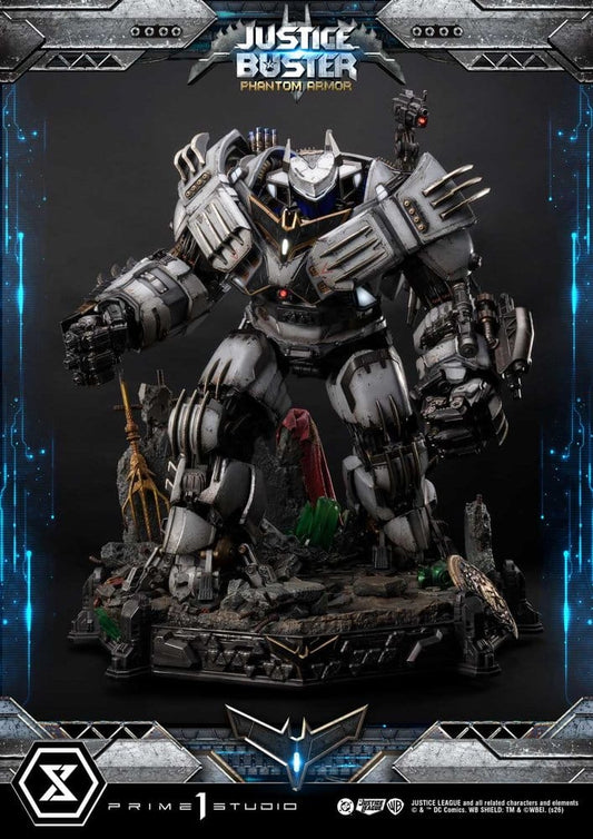 DC Comics Ultimate Museum Masterline Statue Justice Buster: Phantom Armor (Design By Josh Nizzi) 88 cm