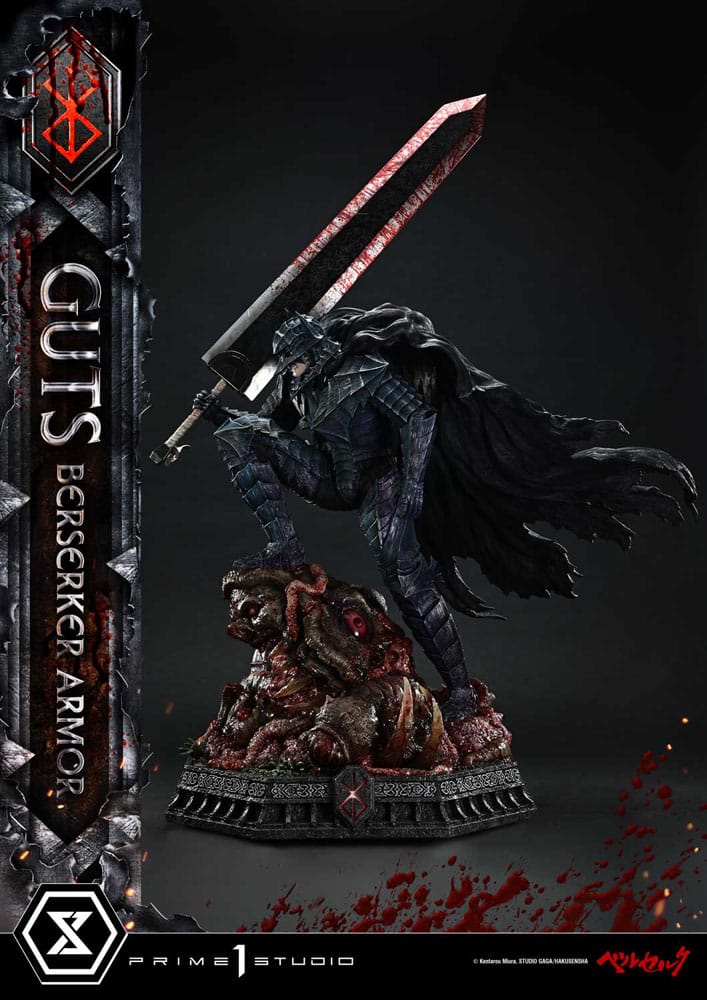 Berserk Ultimate Premium Masterline Series Statue 1/4 Guts, Berserker Armor Grunbeld vs. Guts 94 cm