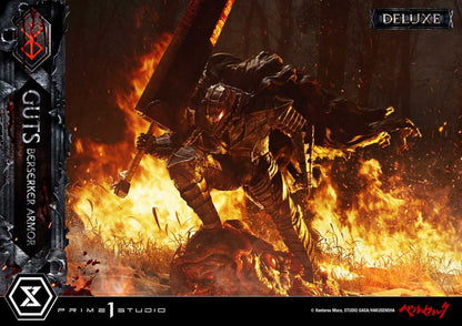 Berserk Ultimate Premium Masterline Series Statue 1/4 Guts, Berserker Armor Grunbeld vs. Guts Deluxe Version 94 cm