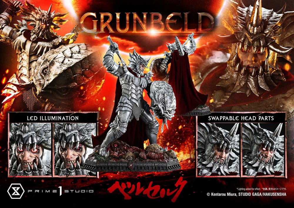 Berserk Ultimate Premium Masterline Series Statue 1/4 Grunbeld Grunbeld vs. Guts 107 cm