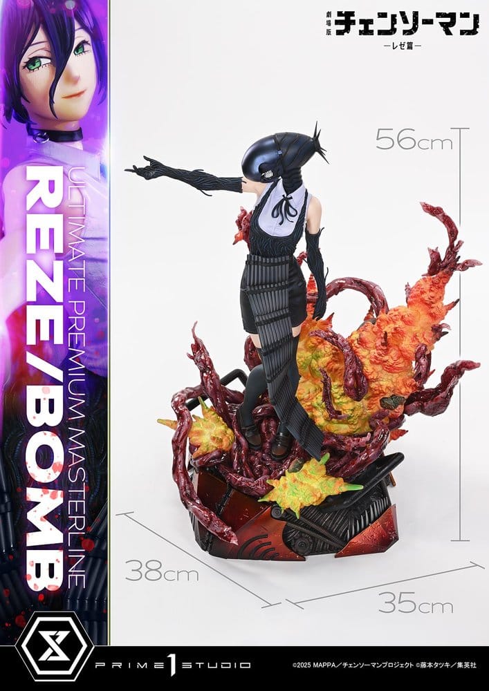 Chainsaw Man Ultimate Premium Masterline Series Statue 1/4 The Movie: Reze Arc REZE/BOMB DX Bonus Version 56 cm