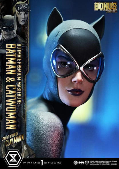 DC Comics Ultimate Premium Masterline Series Statue 1/4 Batman & Catwoman (Concept Design by Clay Mann) Bonus Version 56 cm