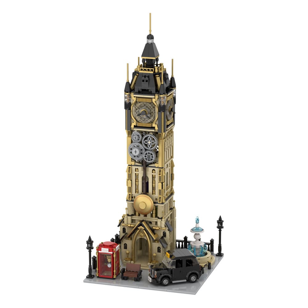 Original-Steampunk Series Bauset Steampunk Clock Tower Park 58 cm