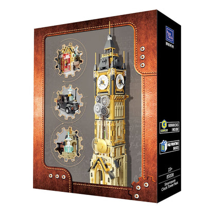 Original-Steampunk Series Bauset Steampunk Clock Tower Park 58 cm