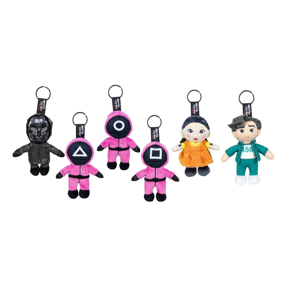 Squid Game Plüsch-Schlüsselanhänger All Stars 12 cm Sortiment (24)