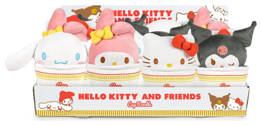 Hello Kitty &amp; Friends Plüschfiguren &nbsp;- Cup Noodles 16 cm Sortiment (24)